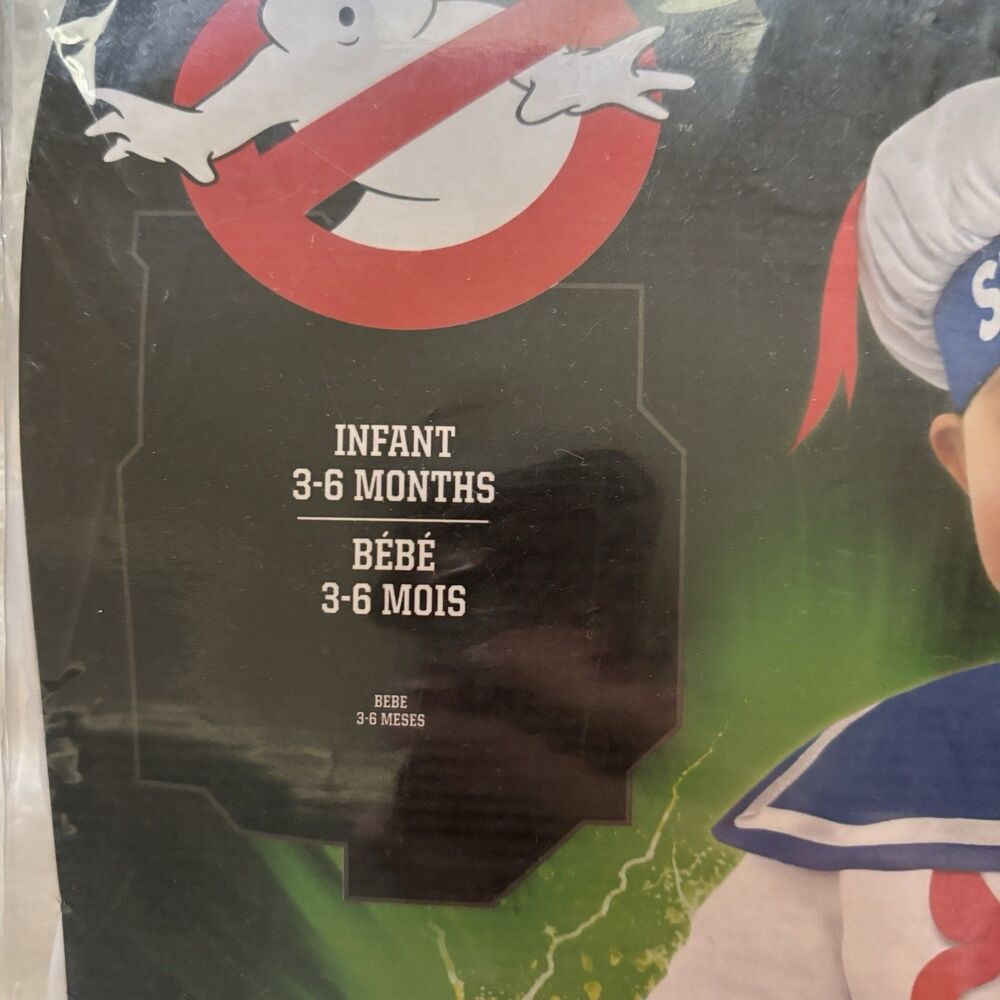 Ghostbusters Costume Infant 3-6 Months Stay Puft Marshmallow Man Infant NEW - Picture 3 of 5